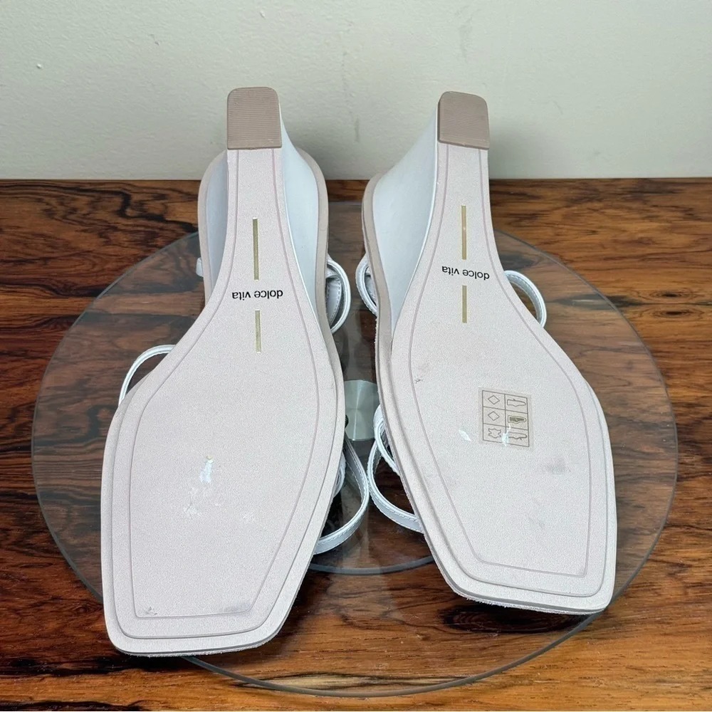 Dolce Vita Gemini Wedges - ivory leather - size 12 - Picture 16 of 16